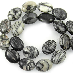 Zebra Jasper Oval 10x14mm, 12x16mm, 13x18mm, 15x20mm